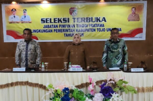 Wabup Touna Buka Seleksi Terbuka JPT Pratama